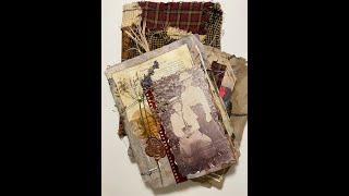 Grungy Vintage JournalFollowing a Tutorial by 49dragonflies [upl. by Gefell]