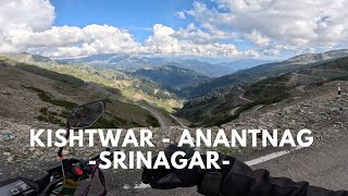 Kishtwar to Anantnag  Discovering beautiful JampK  Sinthan Top [upl. by Baptlsta]