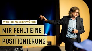 Keine Positionierung  Kein Problem  Hermann Scherer [upl. by Jordon]