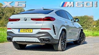 2024 BMW X6 M60i  REVIEW on AUTOBAHN [upl. by Neeluj]