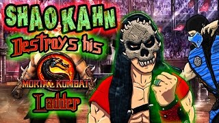 Shao Kahn Plays  MORTAL KOMBAT 9 LADDER Gameplay W SubZero  MK9 PARODY [upl. by Nolie]