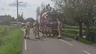 240727 Prio 1 Woningbrand rietendak  Benedenberg Bergambacht [upl. by Happy]