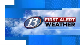 13 First Alert Weather 12PM Dry spell continues as sunshine returns with a windy weekend on tap [upl. by O'Rourke]