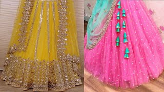 Latest Party Wear Lehenga l New Trendy Party Wear Lehenga Design l Lehenga Cutting and stitching [upl. by Tabbatha]