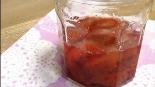 Strawberry jam made in a silicon steamer パスコ シリコンスチーマー いちごジャム [upl. by Einahpit845]