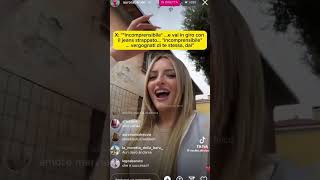 Aurora Baruto insultata per strada mentre è in diretta😨shorts tiktok viral aurorabaruto [upl. by Jemma]