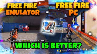 Free Fire PC VS Free Fire Emulator  Which one gives you better gameplay [upl. by Squires]