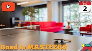 Table Tennis  Road to Masters Category Game Day2tabletennis pingpong tabletennisstrategysports [upl. by Sinne]