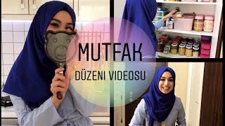 MUTFAK DÜZENİMİZ  ERZAK DOLABI DÜZENİMİZ  herşeyaşkla [upl. by Amoakuh]