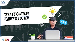 How to Create Custom Header amp Footer using Elementor in WordPress  WordPress Tutorials For Beginner [upl. by Adeys]