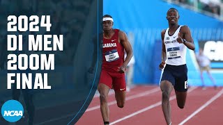 Mens 200m final  2024 NCAA outdoor track and field championships [upl. by Akeemat433]