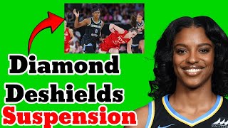 Chicago Sky Diamond Deshields Facing SUSPENSION Because Flagrant Foul Again Again on Caitlin Clark [upl. by Loredo687]