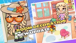 DECORATING MY ROOM IN AVATAR WORLD NEW UPDATE 2024 [upl. by Nivlem338]