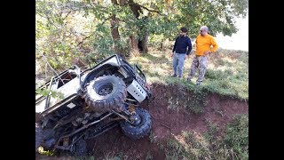 Land Rover Discovery TD5x3 amp Defender 90 TD5 amp Discovery I V8 Extreme OFFROAD day [upl. by Hamburger763]