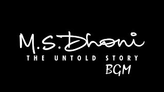 MSDhoni  The Untold Story  Full movie BGM collection [upl. by Trebla]