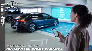 MercedesBenz EQE 500 4MATIC – Intelligent Park Pilot Automated Parking Demonstration [upl. by Ylicis]