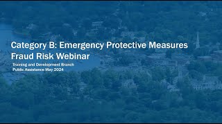 Category B Emergency Protective Measures  Fraud Risk Profile [upl. by Darcie986]