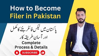 How to become filer in Pakistan  Filer process in Pakistan 2023  Complete Guide [upl. by Steffen]