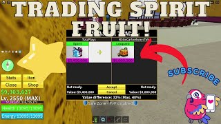 Trading Spirit Fruits in Blox Fruits to see what people offer [upl. by Ablem]