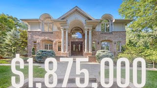 TOURING AN IMMACULATE 1875 MILLION MANSION IN DEMAREST NJ [upl. by Cade]