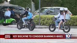 Key Biscayne to consider banning ebikes following death of cyclist [upl. by Nymzaj]