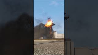 F35 vertical landing failure engine fire [upl. by Davita]