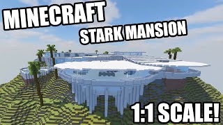 Marvels Iron Man quotMalibu Mansionquot Recreated in Minecraft Scale 11 [upl. by Tram]