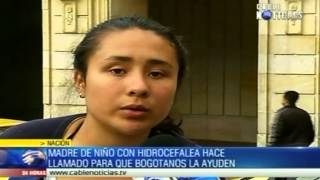 Madre de niño con hidrocefalia hace llamado para que bogotanos la ayuden [upl. by Llertak56]