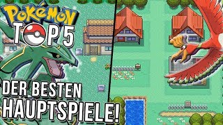 Top 5 der besten Pokemon Hauptreihenspiele [upl. by Ainolloppa451]