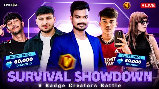 😲FREE FIRE PVS ESPORTS LIVE IN TAMIL  SURVIVAL SHOWDOWN CREATORS BATTLE DAY 1 [upl. by Namie]