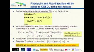 SUNDIALS Suite of Nonlinear amp DifferentialAlgebraic Equation Solvers  C Woodward LLNL [upl. by Aelber]