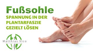 Schmerzen in der Fußsohle Diese einfache Übung löst deine Plantarfaszie [upl. by Aeli]