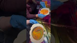 Last Pumpkin Paint Pour Class [upl. by Fabian311]