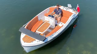 Corsiva 505 New Age Electric Walk round and river cruise  Boat For Sale  £23000 inc VAT [upl. by Noemys469]