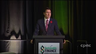 PM Trudeau speaks at Sustainable Finance Forum in Ottawa – November 2 2023 [upl. by Nilya]