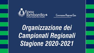 Fipav Lombardia Campionati Regionali 2020 21 [upl. by Odracer]