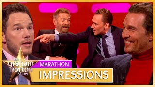 Every Greatest Impression EVER  Marathon  The Graham Norton Show [upl. by Suollecram]