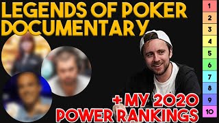 LEGENDS of Poker Documentary amp My 2020 MTT Power Rankings [upl. by Ahsenot797]