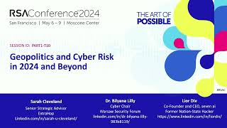 Geopolitics and Cyber Risk in 2024 and Beyond [upl. by Pompea408]