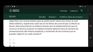 EXAMEN SICAD COFEPRIS preguntas 2023 aprueba tú examen a la primera [upl. by Reo]