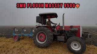 plough with MASSEY 9500❤️‍🔥MASSEY2635😈masseywalepb65 [upl. by Fairlie]