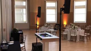 Our Custom DJ Table at a Wedding in Ottawa [upl. by Nolyarg]