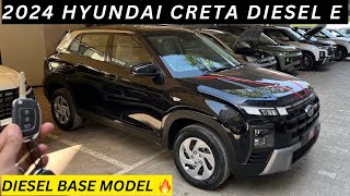 2024 Creta Diesel E Base Model  Creta E Diesel 2024 Base Model  2024 Creta E Base Model Review [upl. by Ettedo]