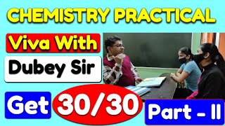 Class12 Chemistry Practical Viva Dubey Sir viva cbse jeemains neet jee2022 neet2022 live [upl. by Aneev]