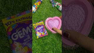 Heart ❤️ Chocolate With Gems Popsicle shotrs youtubeshort shortsvideoviral [upl. by Bivins293]