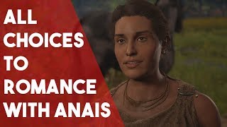 AC Odyssey All Choices To Romance With Anais  A Night In Tegea [upl. by Mason]