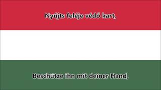 Nationalhymne Ungarn HUDE Text  Anthem of Hungary [upl. by Nanreit]