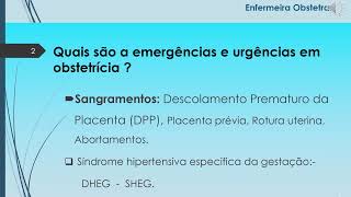 Emergência em obstetrícia 1a parte  revisão emergenciaobstetrica [upl. by Barnes]