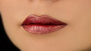 Brown with a Wink Shimmery PinkBrown Lipstick Look DIY or Drugstore Dupes [upl. by Ilatfan]