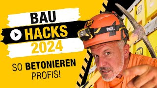 Minecraft in Real Life So betonieren Profis Bauhacks 2024 [upl. by Sturdivant]